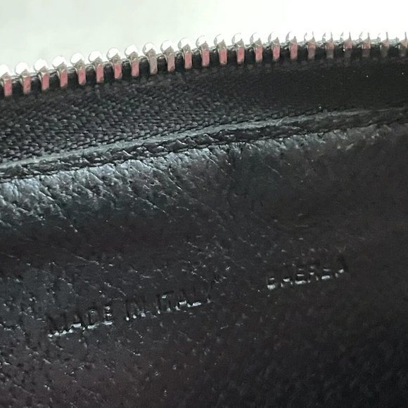 Bvlgari Women Clutch Wallet Wristlet Cardholder Purse Made Italy Read Desc - Picture 12 of 12